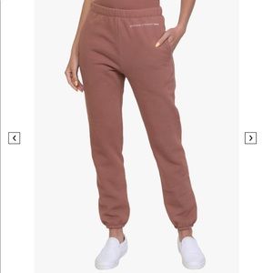 Morgan Stewart Sport Terra Cotta Joggers Pants